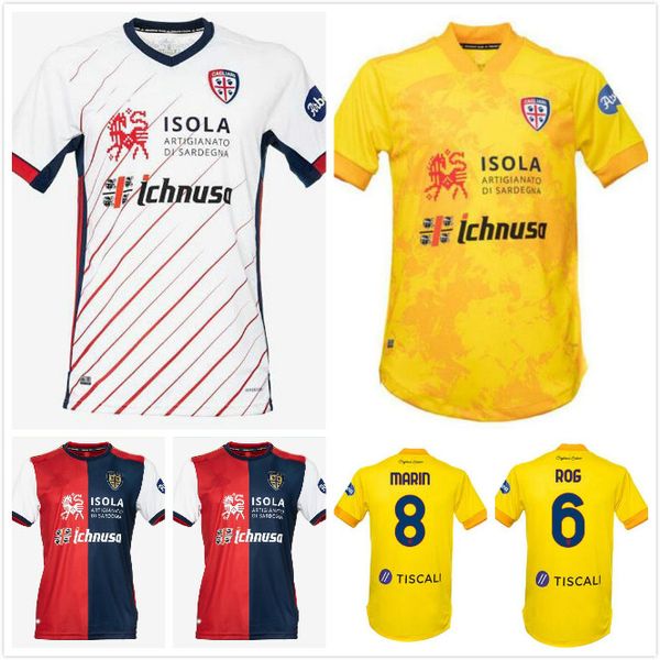 

20 21 cagliari calcio soccer jerseys centenary kit joao pedro limited edition nainggolan 2020 2021 maglie da anniversary football shirt, Black