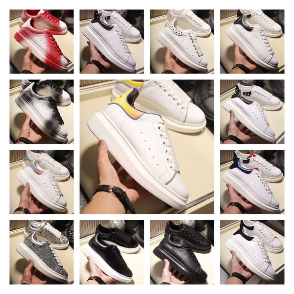 

мода мужская платформа обувь белый тройной черный замша париж синий многоцветный пышные красные женщины мужские тренеры на открытом воздухе, Black