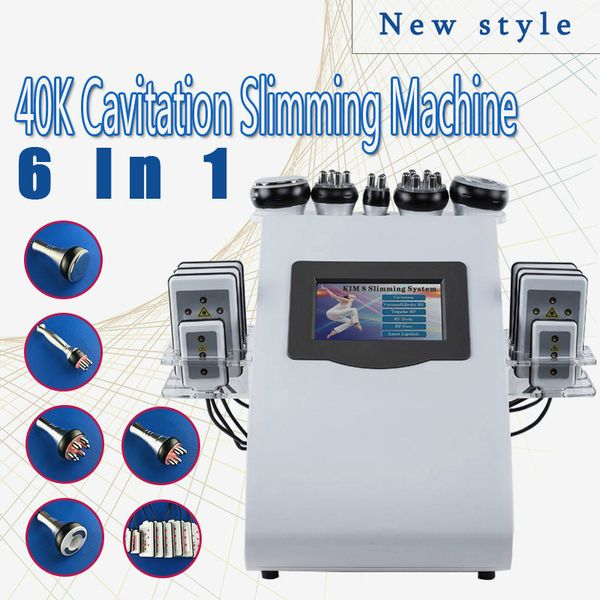 

fda approved 4d lipo laser cavitation instrument vacuum rf cavi beauty 6 in 1 cavitation rf lipo laser