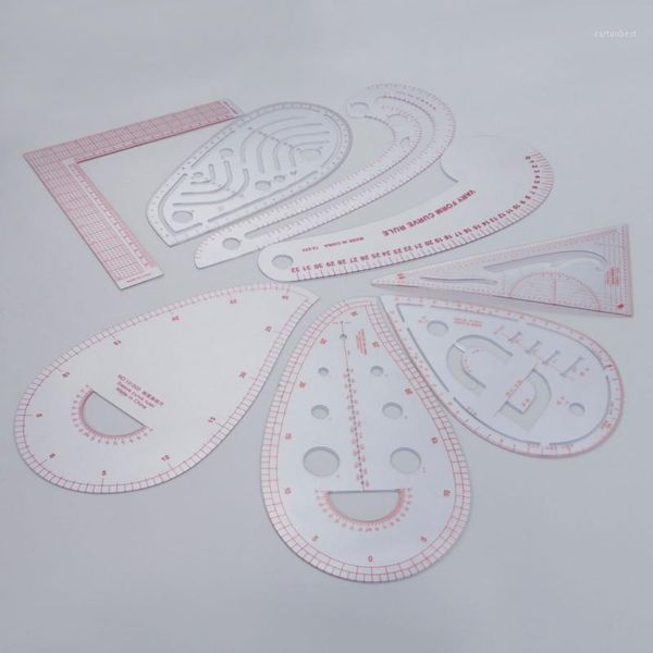 

sewing notions & tools 1pc ruler tailor measuring drawing french curve multi-functional cutting1, Black