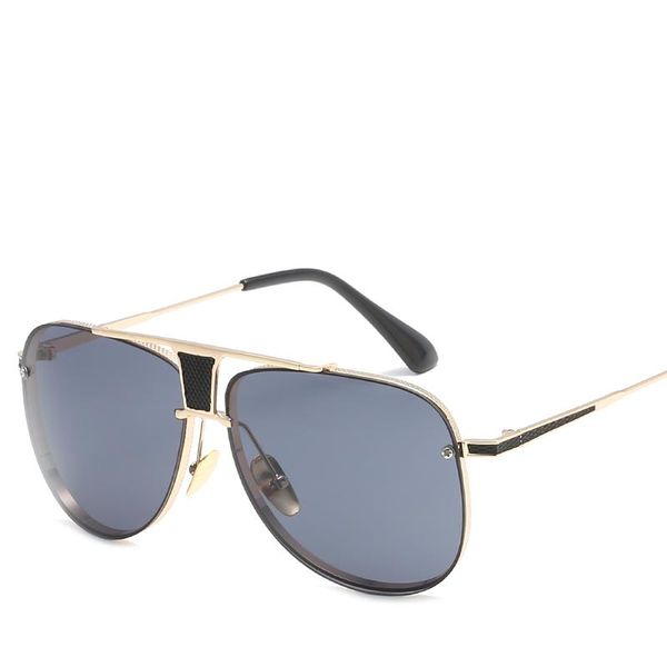 

sunglasses metal personality beam vintage men and women with the same, White;black