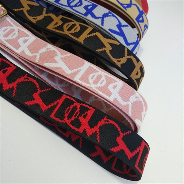 

colored belt bags strap accessories for women ptgirl fashion adjustable shoulder handbag strap decorative accessories bags 120x3.8cm, Black