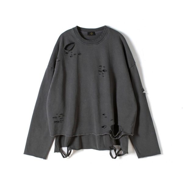 

wholesale custom hole style o-neck men casual sweater for autumn8uy, Black