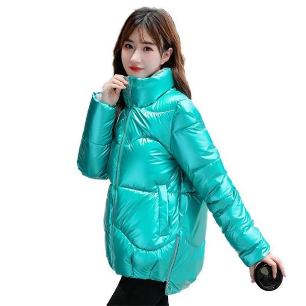 

2021 new women's can issue bread clothes turtleneck winter coat down jacket d47f, Black