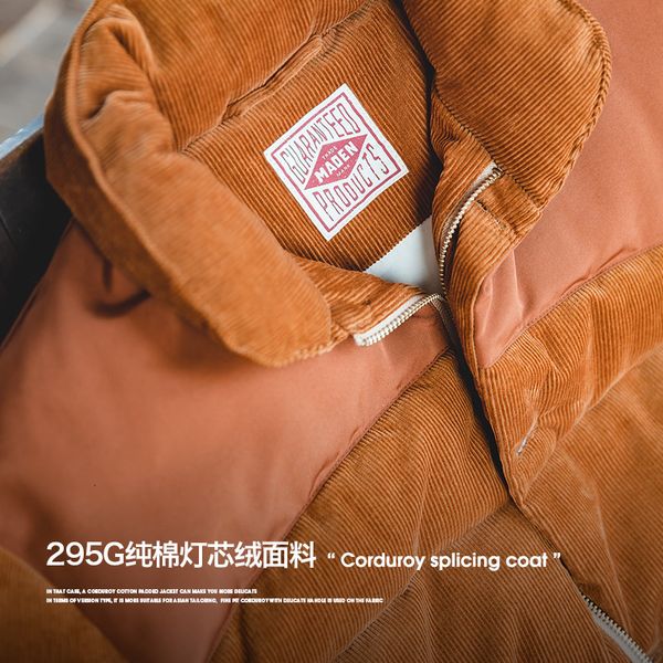 

winter men parka velvet cotton sherpa coats men's wool 1gjy, Black;brown