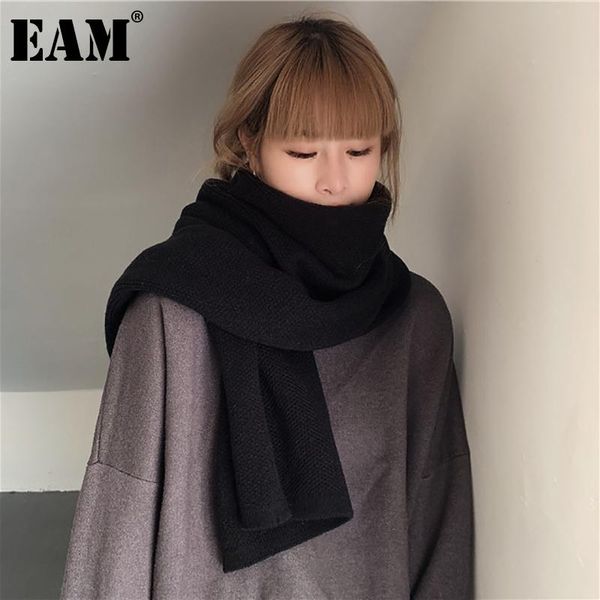 

eam] women mulitcolor long black wine red keep warm scarf new long personality fashion tide autumn winter 2021 1dd1556, Blue;gray