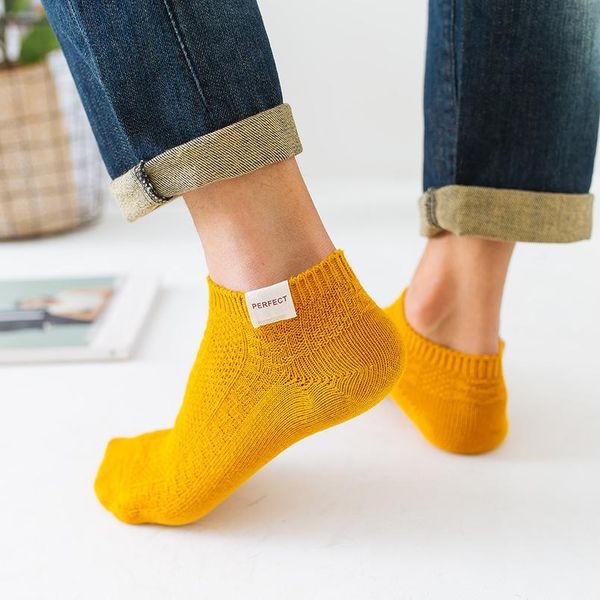 

boat socks men's cotton college korean spring and summer thin socks solid color anti-skid shallow socks solid color stan bbyrza, Black