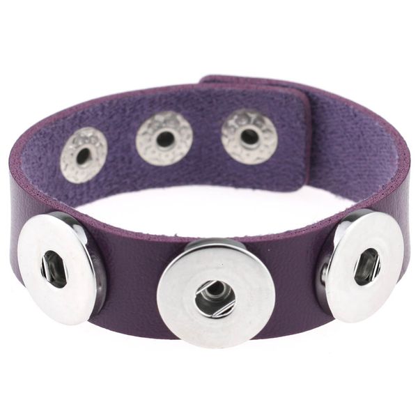 

factory84dsbangles pu 14 leather color bracelet bracelets for women 18mm snap button jewelry christmas decorations gif