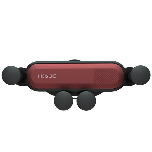 

universal car phone holder for phone in car air vent mount stand red
