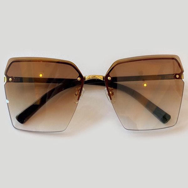 

square female sunglasses of large size vintage designer make gradient without uv400 o6aa, White;black