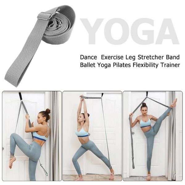 

multi-functional flexibility yoga ballet adjustable leg training stretch strap increase leg strength fitness equipment