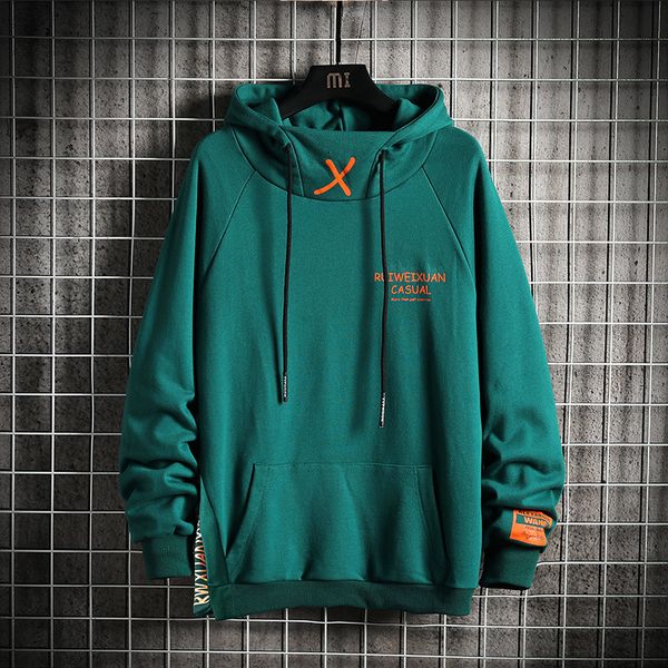 

2021 new autumn, spring, black fashion, green hoodie, hip streetwear mango, long sweater, hoodies, clothes. ze9i
