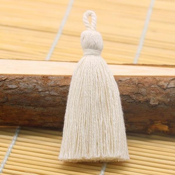 

8cm cotton tassel hanging rope fringe tassel for sewing curtains garment home decoration jewelry craft accessories 10pcs lot h wmtohb