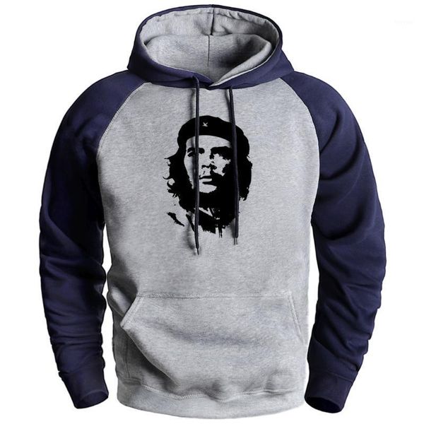 

che guevara hero print pullover winter casual hoodies sweatshirts 2020 new arrival sportswear hooded fleece casual hoodies1, Black