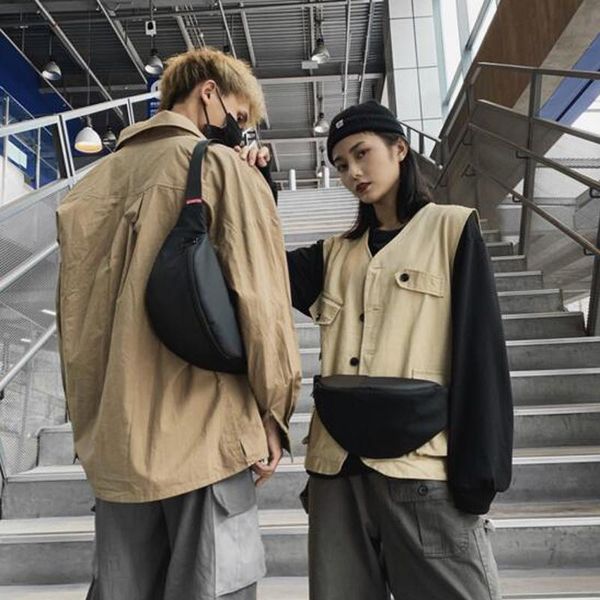 

waist bags men bag hop belt male large capacity chest women shoulder messenger hip female crossbody