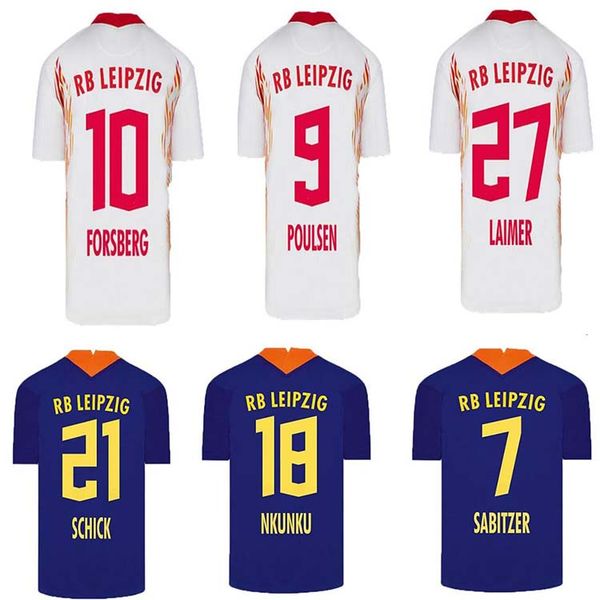 

2020 2021 leipziges soccer technys 20/21 лига бундеслига ольмо полсен адамс форсберг взрослые футбольные рубашки, Black;yellow