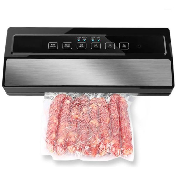 

vacuum food sealing machine ytk sealer fully automatic portable household wet dry 220v110w packaging include 5pcs bags