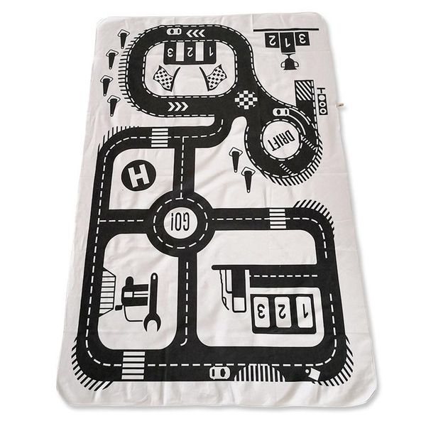 

baby play mat soft crawling rugs car track pattern puzzles learning toy nordic style kids room decoration floor carpet