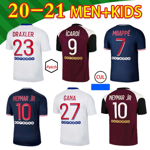 

maillots de football 2021 mbappe soccer jerseys icardi verratti football shirt men kids maillot de foot hommes enfants kits, Black;yellow
