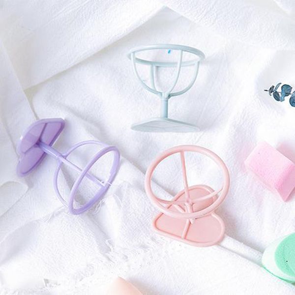 

beauty display makeup storage rack egg sponge cosmetic powder puff drop stand holder q1218