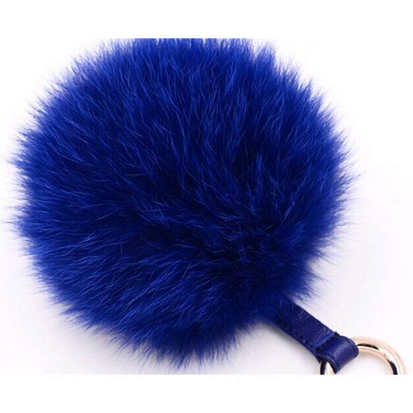 

bag ball for womens chain backpack accessories car key ringdyed popular fur pom keychain, Silver