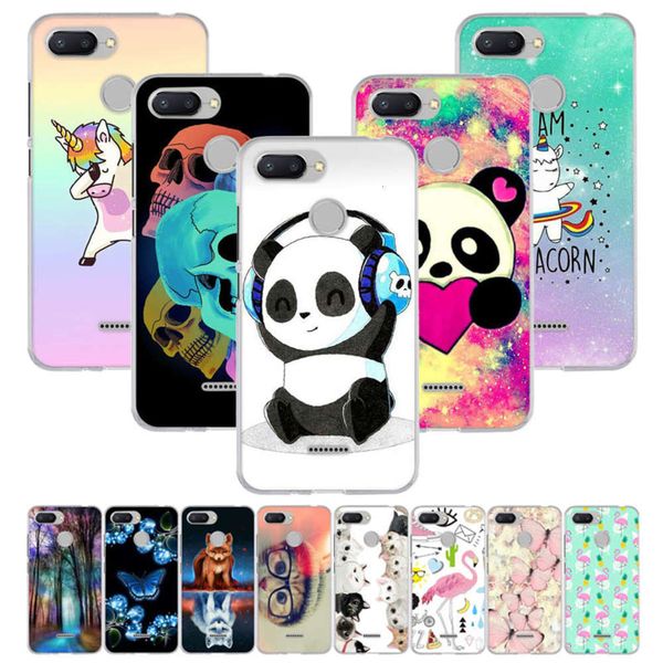 

redmi 6 6a silicone cover, luxury cat print shell, redmi 5a redmi 4a 4x shellvfe1
