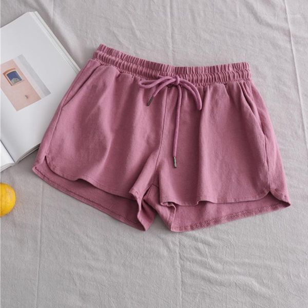 

yoga outfits casual cotton women sports shorts fitness running sport short solid quick dry breathable gym workout shorts1, White;red