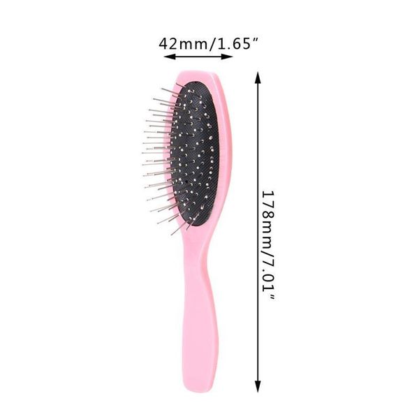 

professional anti static steel comb brush for wig hair extensions training head professio jlliqf, Silver