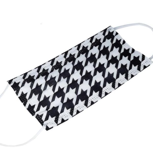 

uyy57u factory price tie-dye cycling three layers of melt spray cloth disposable fashion face mask designer protection meltblow 3 n