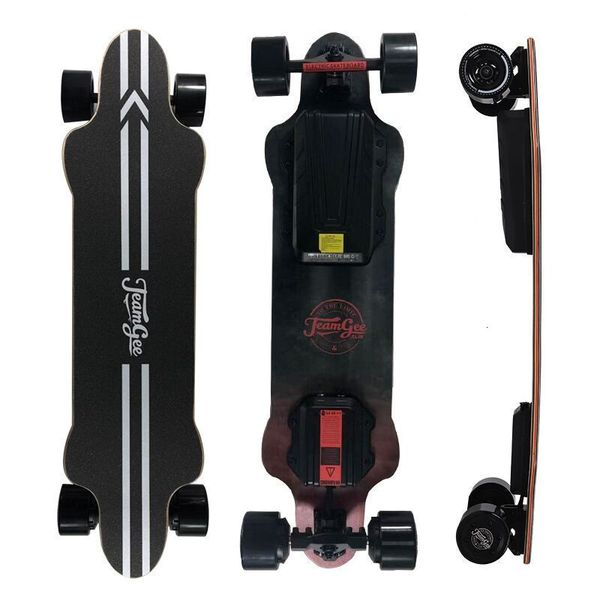 Elektrisches Skateboard für Erwachsene 4 Räder Elektrik Scooter Doppelantrieb 480 W 36 V 40 km/h Longboard Elektrische Skateboards