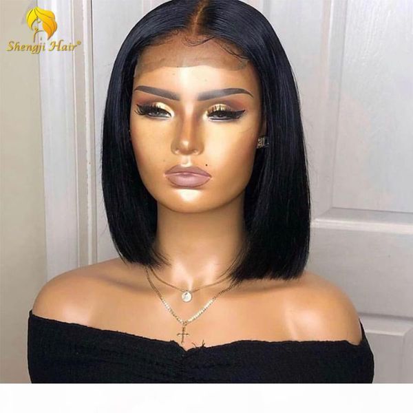 

straight wig glueless full lace human hair wigs for black women 150% brazilian remy full lace wig pre plucked with baby hair, Black;brown