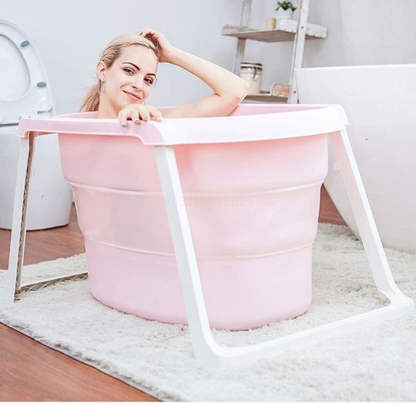 

bathing tubs & seats folding bath tub thickened plastic barrel for children removable thermal insulation bathtub with cushion pink gre