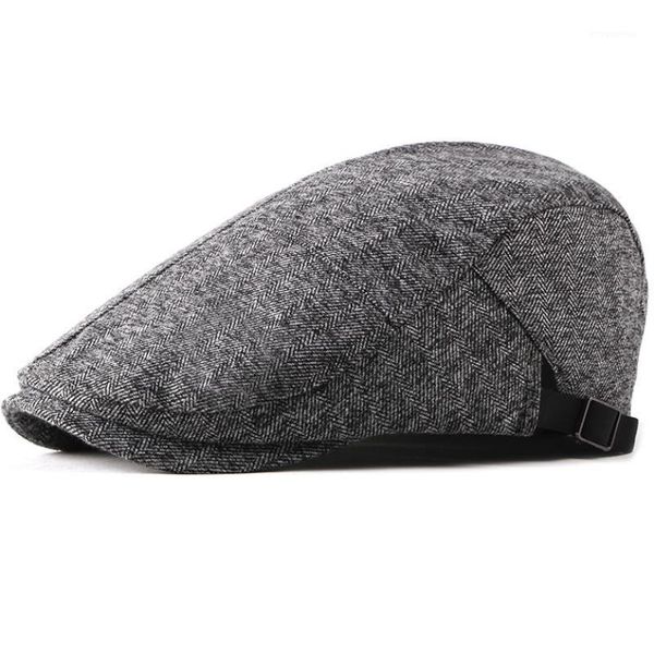 

mz2190 beret cap vintage herringbone ivy newsboy flat cap retro artist painter hat men women autumn winter hat men wool berets1, Blue;gray