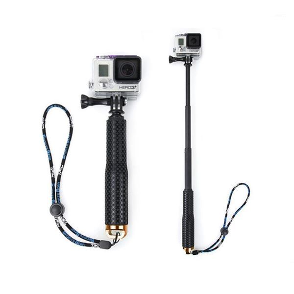 

selfie monopods universal stretchable stick sports camera monopod+clip holder set extendable hand held for1