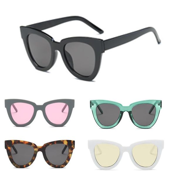 

sunglasses fashion cat eye ladies brand designer eyewear vintage sun glasses female for women gafas de sol uv400, White;black