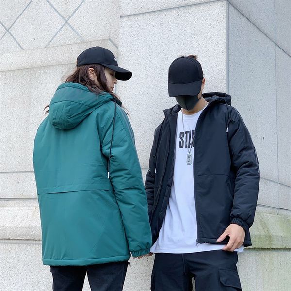 

parkas women down jackets classic couple outerwear womens fashion streetwear coats pocket zipper jackets letter pattern mens wholesale, Black;brown