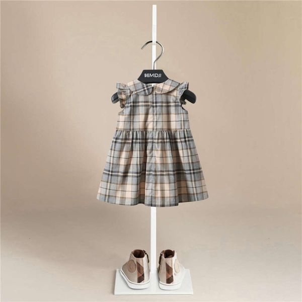 

summer baby lapel girl princs small cute fly sve children's drs bomigi k1h3, Red;yellow