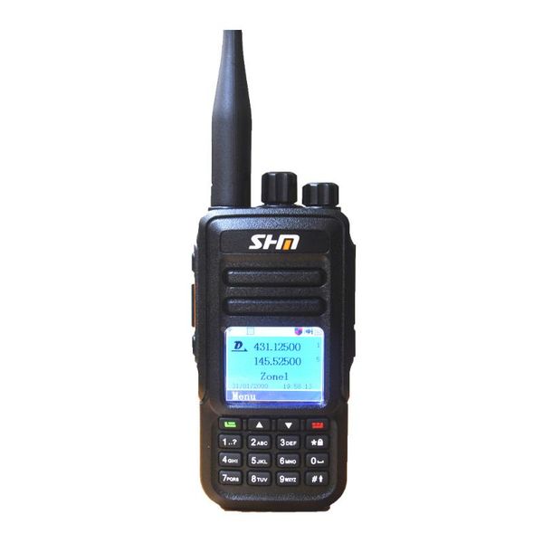 

walkie talkie dmr digital dm-uv450 dual band 136-174/400-480mhz two way radio 3000ch/10000contacts compatible with mototrbo