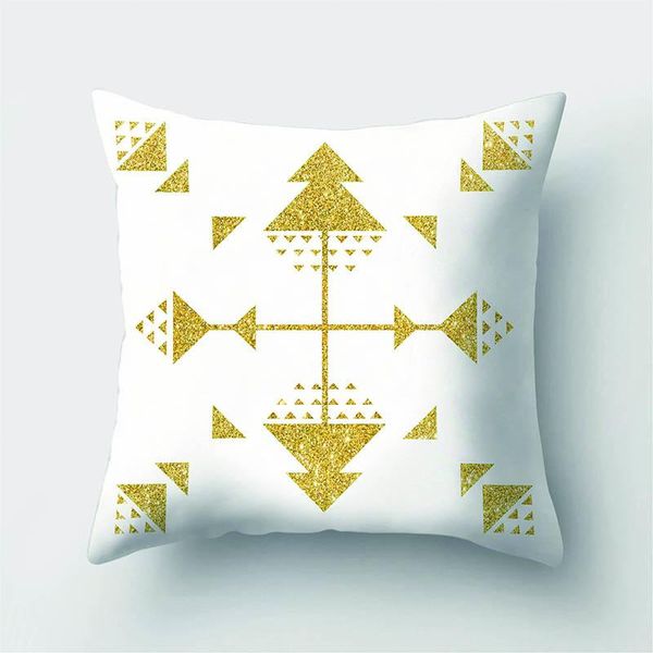 

modern simple polyester cushion cover geometric series 45x45cm decorative pillowcase home car decor sofa throw pillow cover bbypey