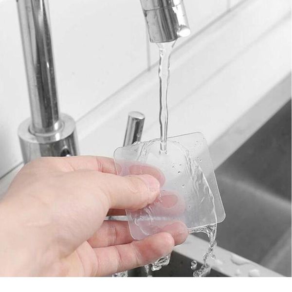 

1/5/10/20pcs double-sided transparent adhesive hook paste strong seamless tile hook bathroom supplies double-sided adhes jllpog