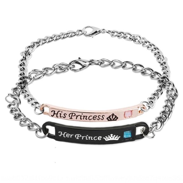 

sj0cp her couple's letter his bracelet prince crown