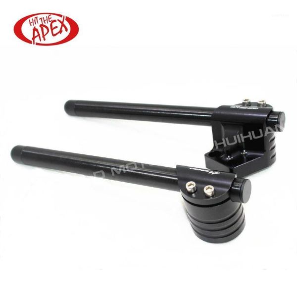 

cnc clip on with handle bar for ex250 / ninja 250r 2008 - 2012 black a clipons handlebars1