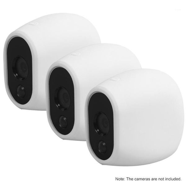 

3 pack silicone skins for arlo cameras security weatherproof uv-resistant case1