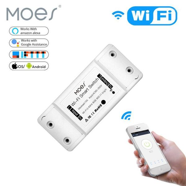 

wifi smart light switch module universal breaker timer diy smart life app wireless remote control works with alexa google home1
