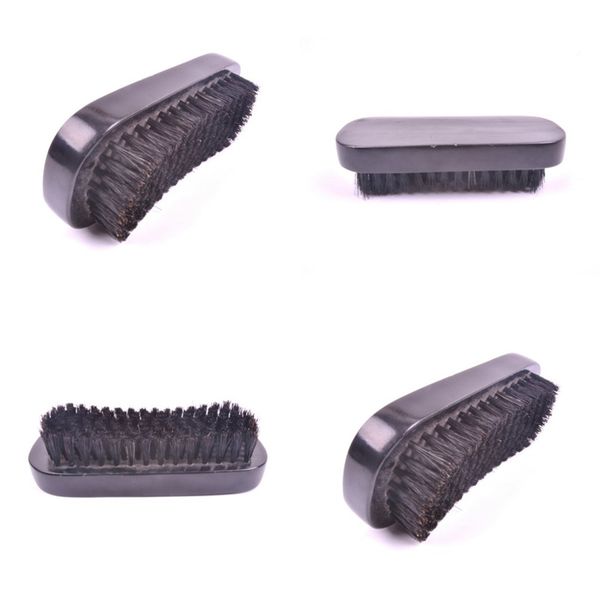 

rectangle black wood beard brush pure boar bristle brush for men grooming whiskers moustache good quality customized logo dbc 51 p2