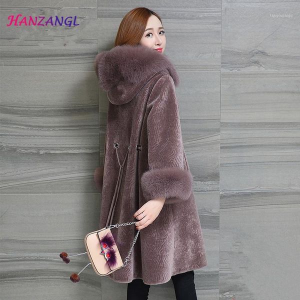 

women's fur coats faux fur coat 2018 winter long sleeve hooded jacket warm long overcoat 5 color s-3xl1, Black