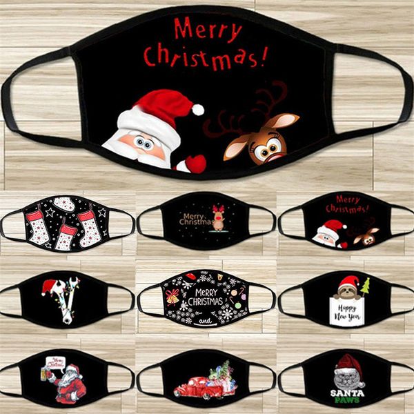 

designer mask christmas face mask designer washable cartoon cotton mouth masks kids santa claus masks fashion children facemask