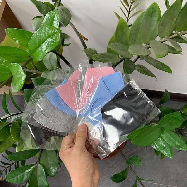 

designer face mask ice silk mask individual pack face cover pm2.5 20pcs assort dustproof washable reusable black masks kid face masks