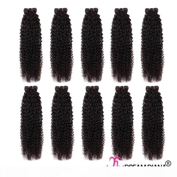 

malaysian kinky curly human hair bundles 100g wet and wavy human hair extensions 8-30 inch long afro kinky curly human hair bundles, Black