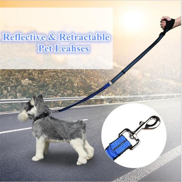 

reflective pet leashes retractable dog traction rope for medium large dogs nylon durable pet leashes b38